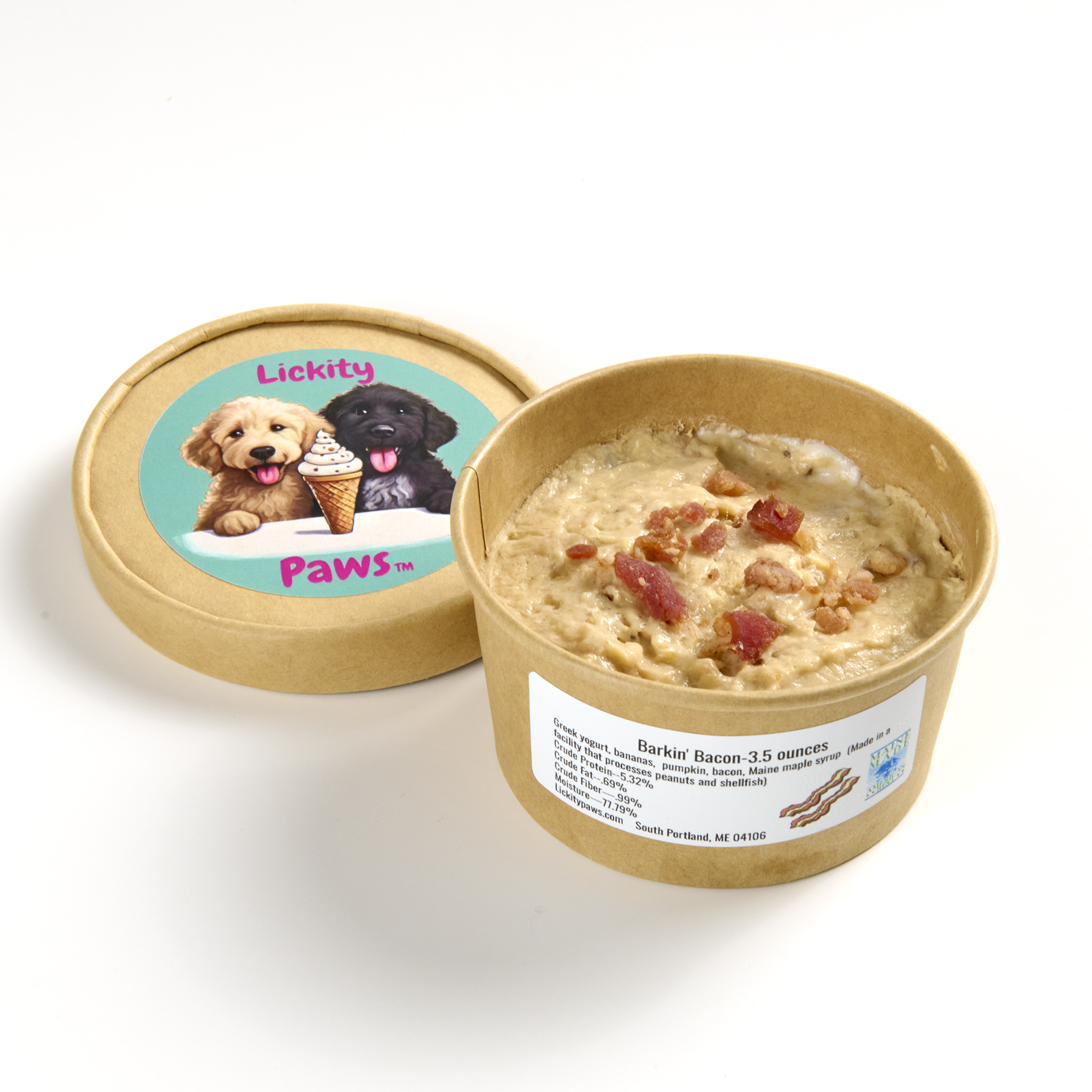 The Barkin' Bacon Frozen Pup Cup — Because Bacon Makes Everything Better